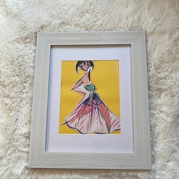 Dance in motion by me handcrafted handmade digital illustration print - Picture 1 of 4